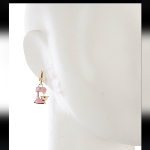 Betsey JohnsonSpring Bunny Cupcake Mismatch Drop Earrings - Picture 5 of 14
